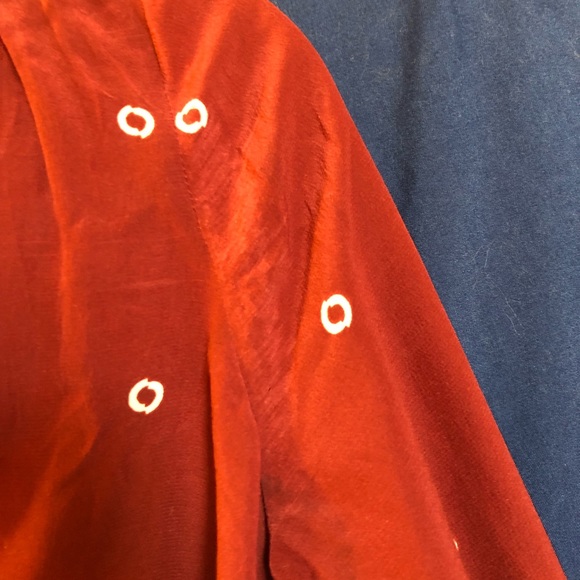 J.Crew Dotted Silk Wrap Top - Picture 2 of 4